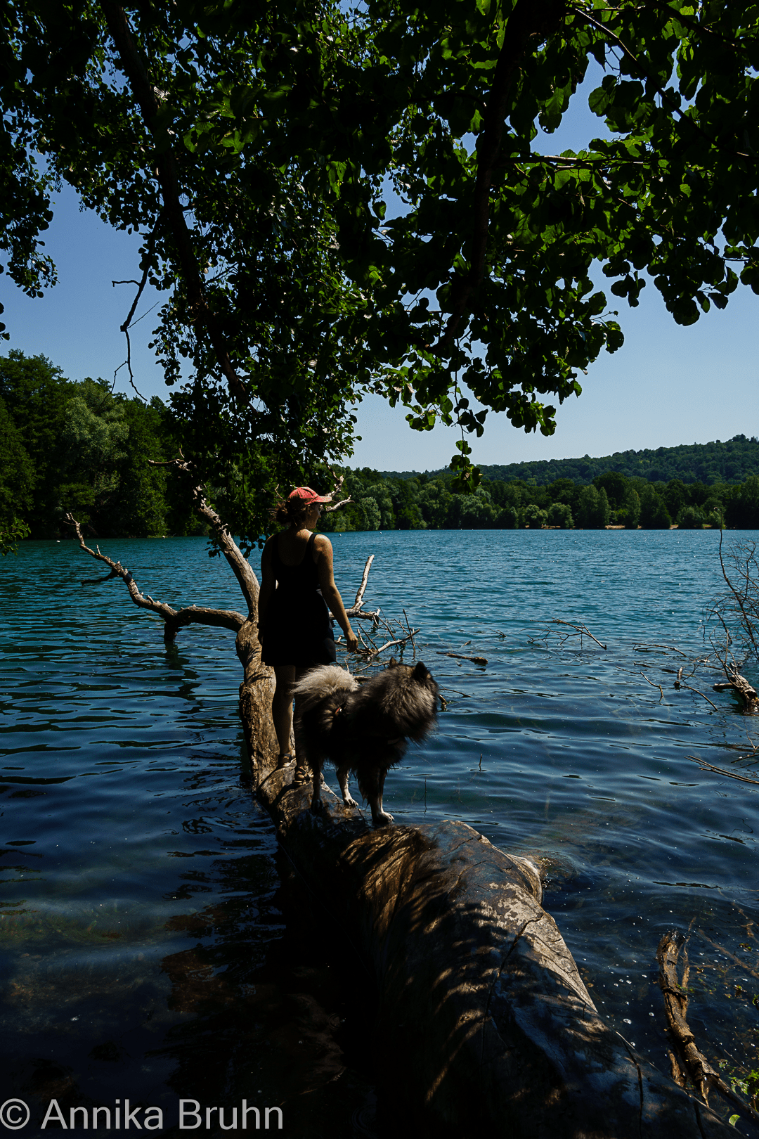 Q und Ich auf dem Baggersee Untergrombach!